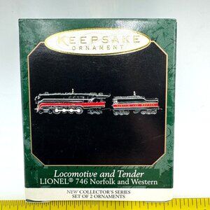 VTG Hallmark Keepsake Ornament Lionel 746 Norfolk & Western Locomotive 1999